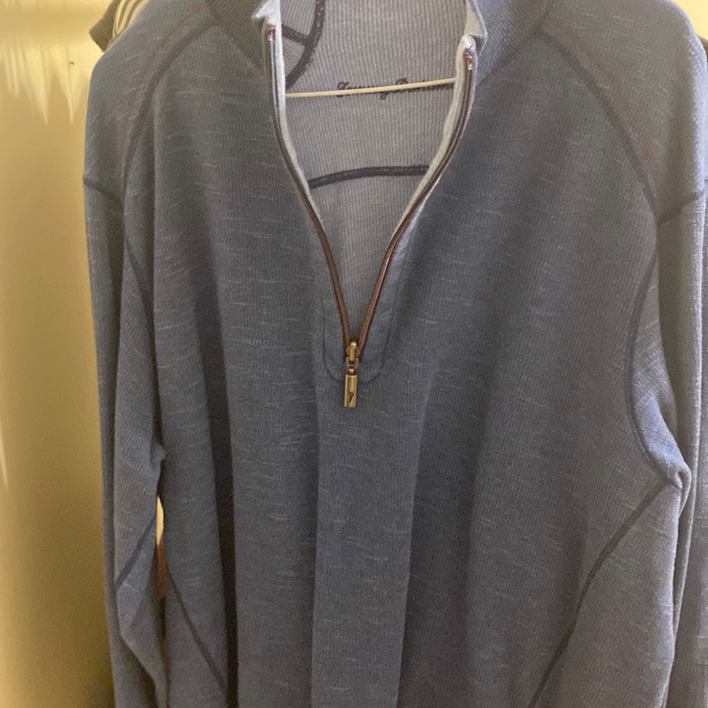 Tommy Bahama reversible pullover